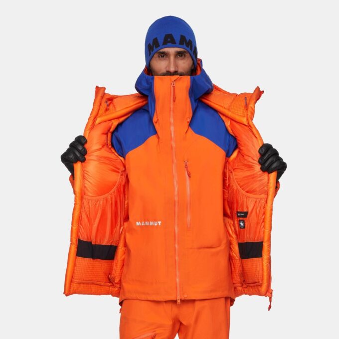 Eiger Nordwand Advanced Daunenjacke mit Kapuze für Herren