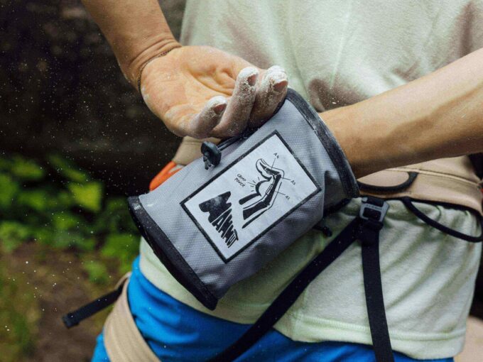 Kreidebeutel mit Sportmotiv Kreidebeutel mit Sportmotiv