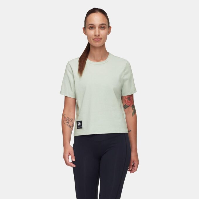 Massone T-Shirt Cropped Damen Patch Massone T-Shirt Cropped Damen Patch
