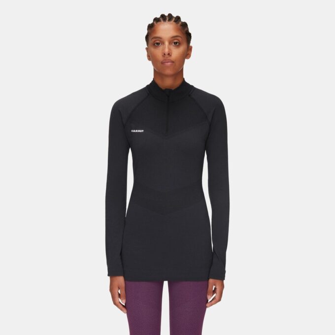 Trift Half Zip Langarmshirt Damen
